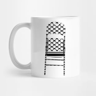 Folding Chair To Brutal Occupation Forces - Keffiyeh ™️ - Front Mug